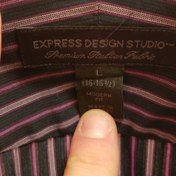 Express Design Studio Button Up - Picture 2 of 2